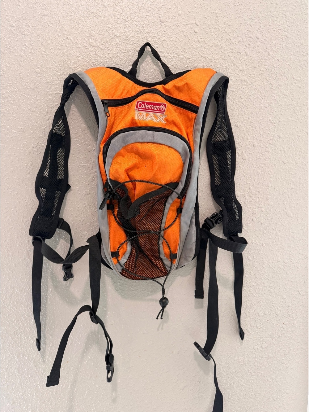 Coleman Max hiking backpack Orange and Gray Lightweight Backpack